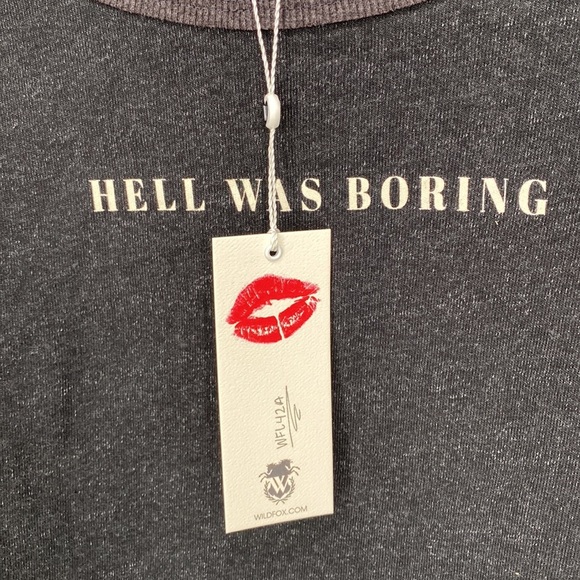 Wildfox Flame Raglan Sleeve Sweatshirt Size Small - Picture 10 of 11